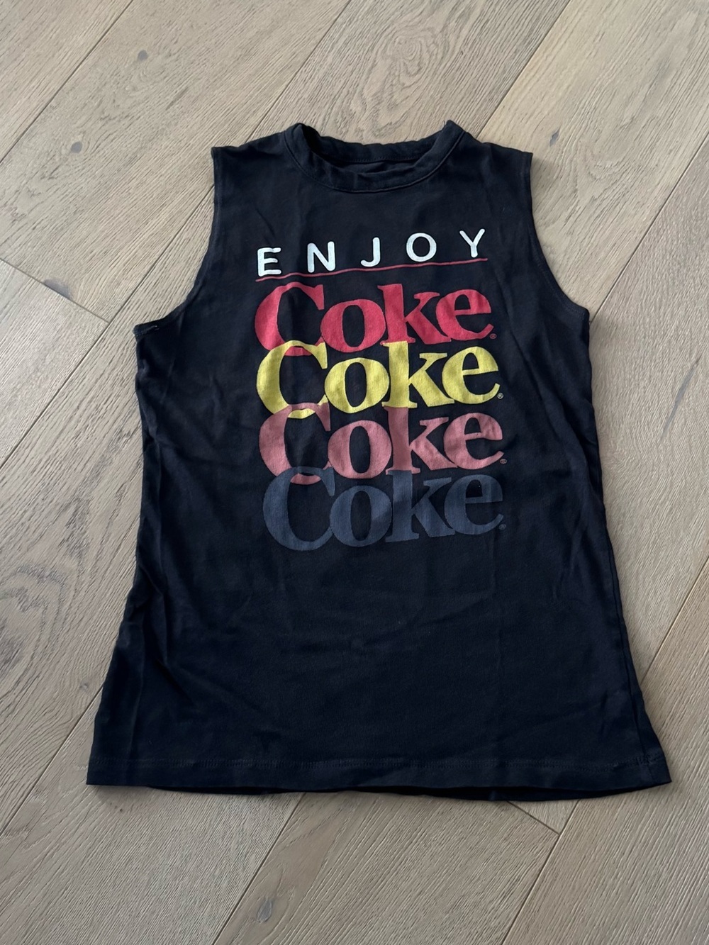 Chase “Enjoy Coke” Muscle Tee Size Small